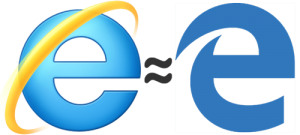 Cyber Security - Edge equals IE